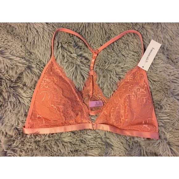 Francesca's coral lace bralette - Picture 1 of 3